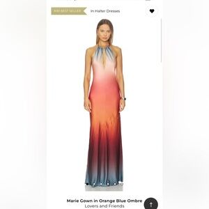 NWT Lovers + Friends Sunset Ombre Maxi Dress